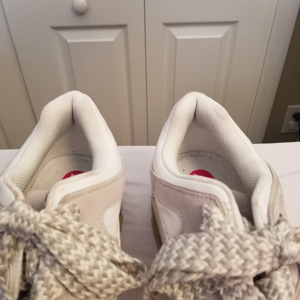 Airwalk Men's Manash Sneakers White Beige Suede Mesh Low Top Size 11.5 - Picture 4 of 8